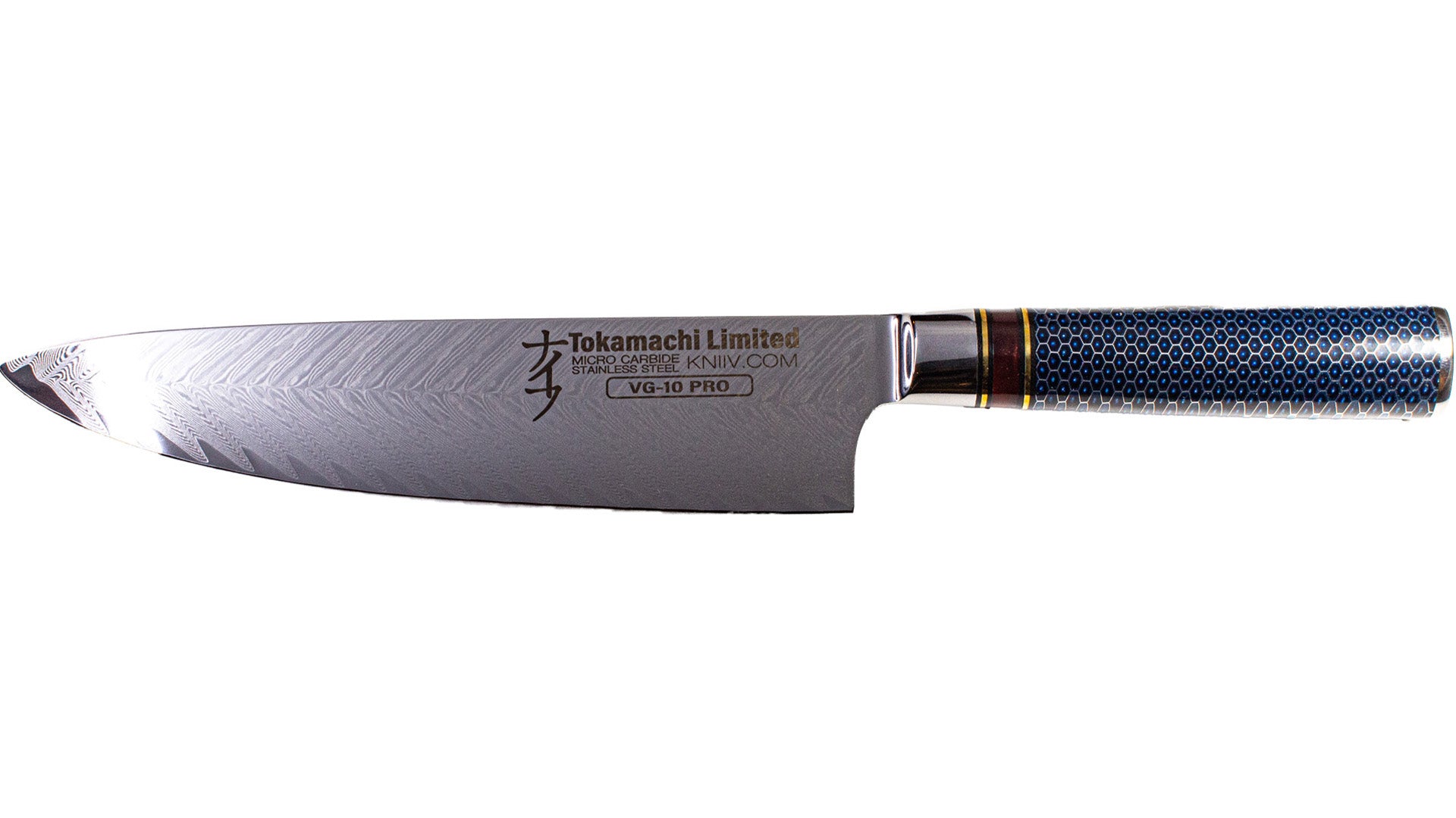 Tokamachi Limited Kokkekniv 21cm Blue Honeycomb